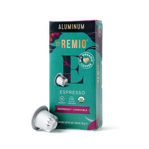 ESPRESSO - Nespresso®* Organic Aluminum Compatible Capsules
