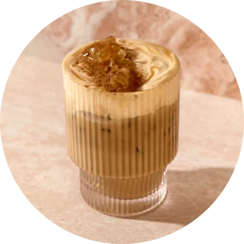 Honey and cinnamon cold foam