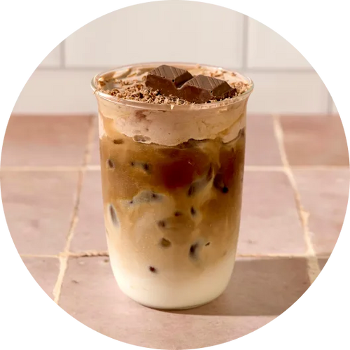 Iced Cold Brew with choc Cold foam